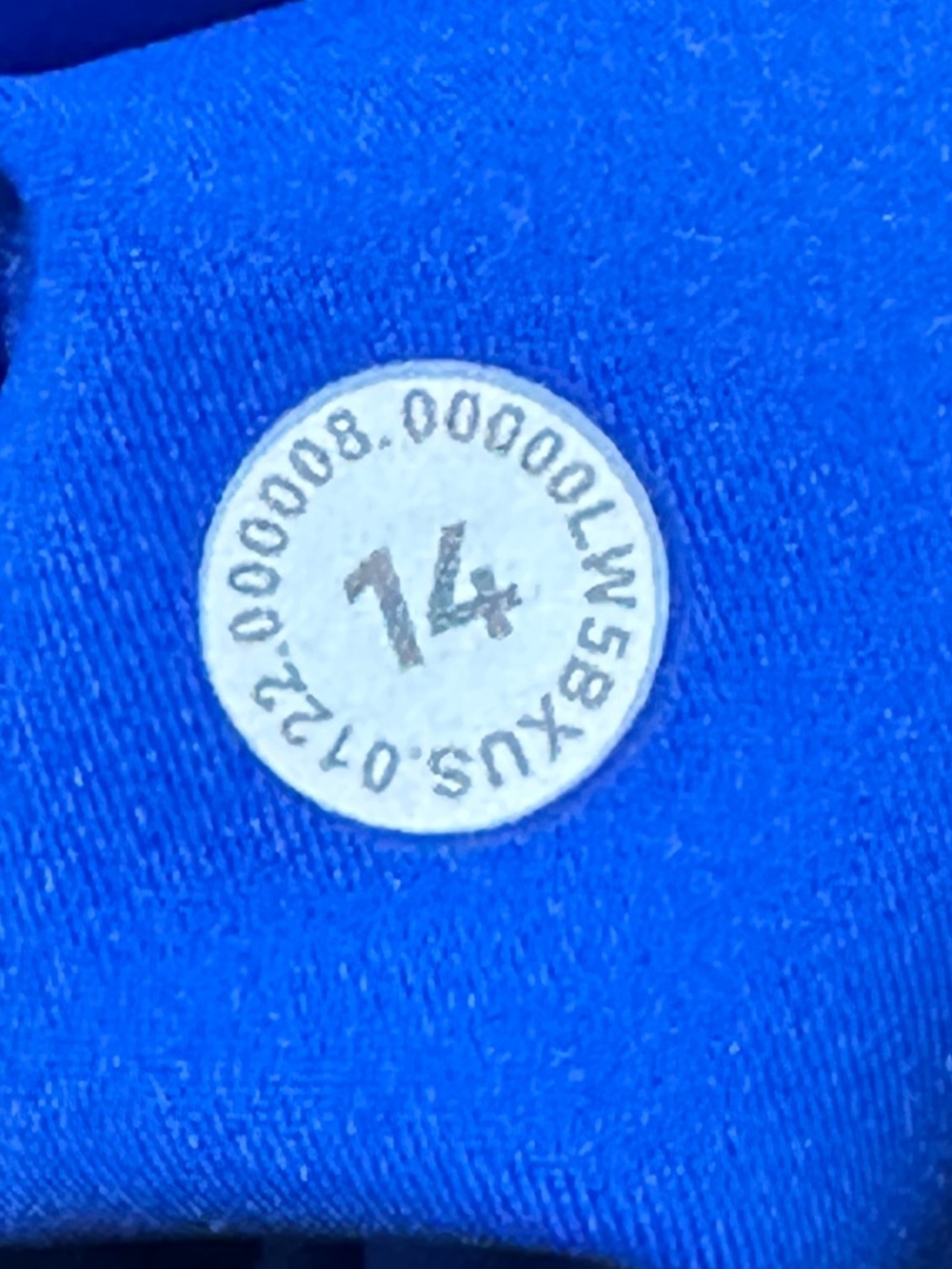 Lululemon Fast and Free Tight 28" Cerulean Blue - Picture 7 of 8